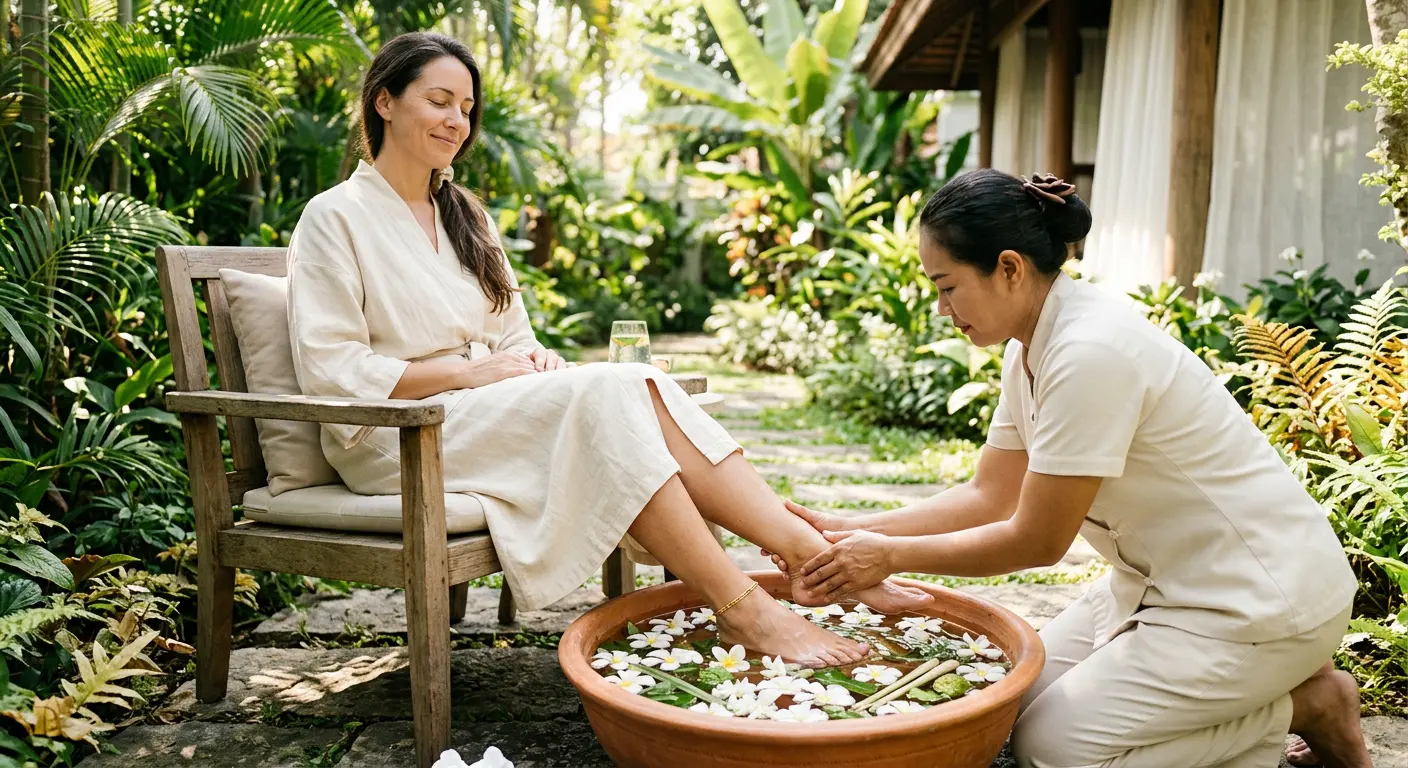 Body scrub and spa ritual treatment